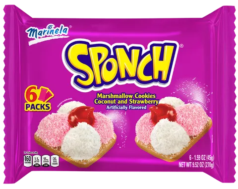 Sponch Coconut Strawberry 6 packs