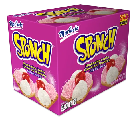Sponch Coconut Strawberry 24 packs