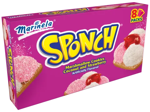Sponch Coconut Strawberry 8 packs