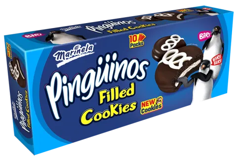 Pinguinos Filled Cookies 10 packs