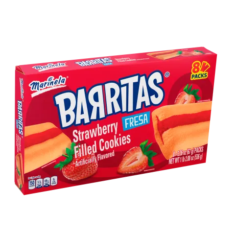 Barritas Strawberry 8 Count Box